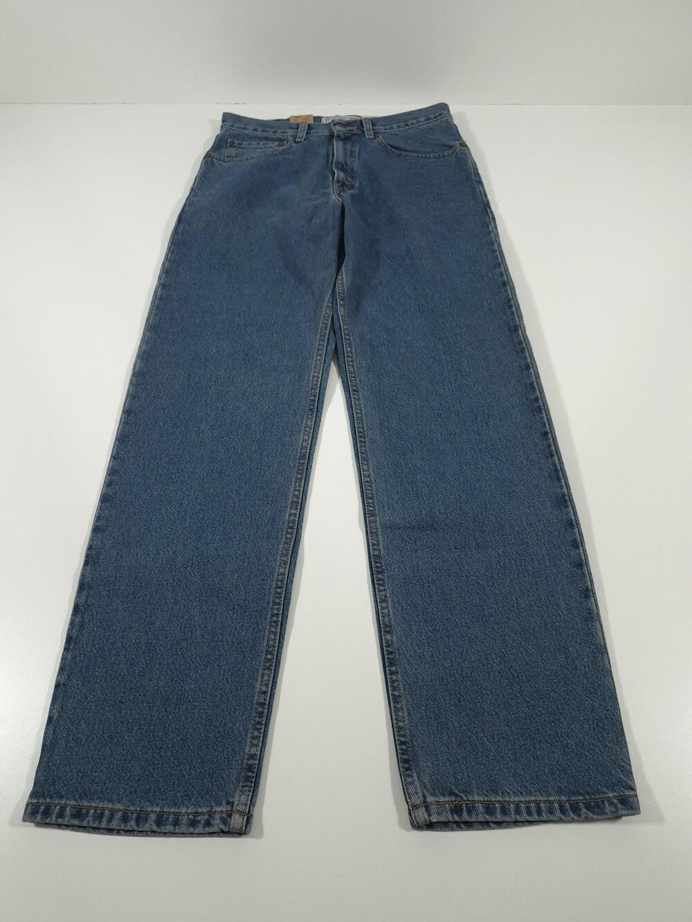 Levi Strauss Signature Relaxed Fit Jeans Mens 31x32 Medium Blue Straight Denim